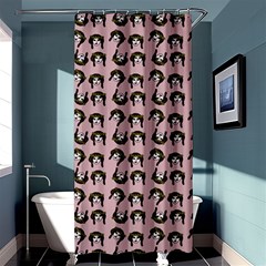 Retro Girl Daisy Chain Pattern Light Pink Shower Curtain 36  X 72  (stall)  by snowwhitegirl