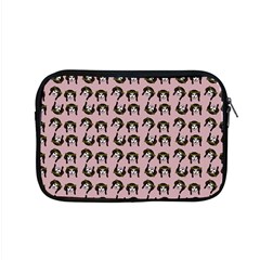 Retro Girl Daisy Chain Pattern Light Pink Apple Macbook Pro 15  Zipper Case by snowwhitegirl