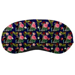 Vintage Can Floral Blue Sleeping Mask by snowwhitegirl