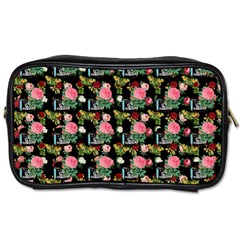 Vintage Can Floral Toiletries Bag (two Sides) by snowwhitegirl