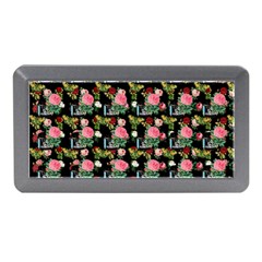 Vintage Can Floral Memory Card Reader (mini) by snowwhitegirl