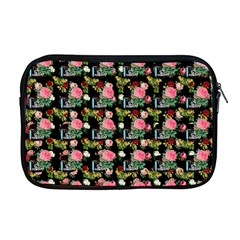 Vintage Can Floral Apple Macbook Pro 17  Zipper Case by snowwhitegirl