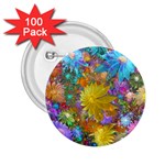 Apo Flower Power 2.25  Buttons (100 pack)  Front