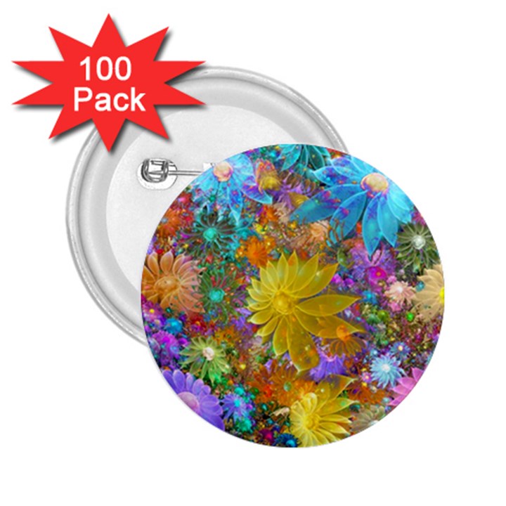 Apo Flower Power 2.25  Buttons (100 pack) 