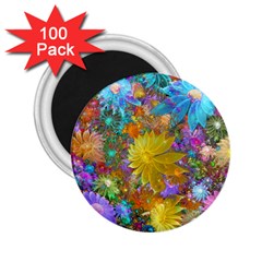 Apo Flower Power 2 25  Magnets (100 Pack)  by WolfepawFractals