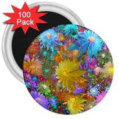 Apo Flower Power 3  Magnets (100 Pack) by WolfepawFractals