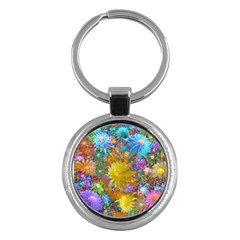 Apo Flower Power Key Chain (round) by WolfepawFractals