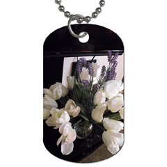 Tulips 1 1 Dog Tag (one Side) by bestdesignintheworld