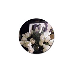 Tulips 1 1 Golf Ball Marker by bestdesignintheworld