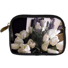 Tulips 1 1 Digital Camera Leather Case by bestdesignintheworld