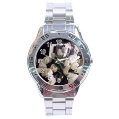 Tulips 1 1 Stainless Steel Analogue Watch by bestdesignintheworld