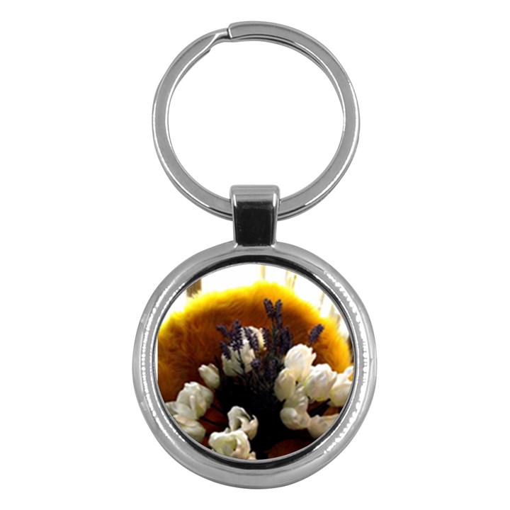 Tulips 1 2 Key Chain (Round)