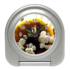 Tulips 1 2 Travel Alarm Clock by bestdesignintheworld