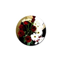 Roses 1 2 Golf Ball Marker by bestdesignintheworld