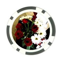 Roses 1 2 Poker Chip Card Guard by bestdesignintheworld