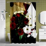 Roses 1 2 Shower Curtain 48  x 72  (Small)  Curtain(48  X 72 ) - 42.18 x64.8  Curtain(48  X 72 )