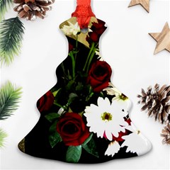 Roses 1 2 Christmas Tree Ornament (two Sides) by bestdesignintheworld