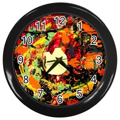 City 1 1 Wall Clock (Black)