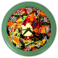 City 1 1 Color Wall Clock by bestdesignintheworld