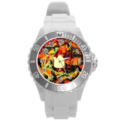 City 1 1 Round Plastic Sport Watch (L)