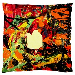 City 1 1 Large Flano Cushion Case (two Sides) by bestdesignintheworld