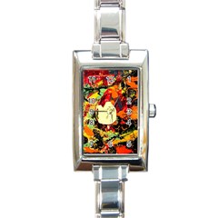 City 1 1 Rectangle Italian Charm Watch by bestdesignintheworld