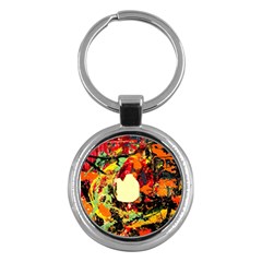 City 1 1 Key Chain (round) by bestdesignintheworld