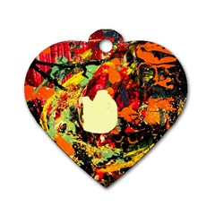 City 1 1 Dog Tag Heart (two Sides) by bestdesignintheworld