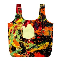 City 1 1 Full Print Recycle Bag (l) by bestdesignintheworld