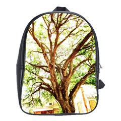 Hot Day In Dallas 14 School Bag (large) by bestdesignintheworld