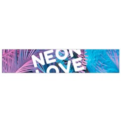 Neon Love Back Neon Love Front Small Flano Scarf by Lovemore