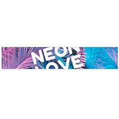 Neon Love Back Neon Love Front Large Flano Scarf 