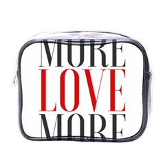 More Love More Mini Toiletries Bag (one Side) by Lovemore