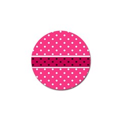 Polka Dots Two Times 2 Black Golf Ball Marker (4 Pack) by impacteesstreetwearten