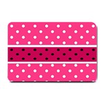 Polka Dots Two Times 2 Black Small Doormat  24 x16  Door Mat