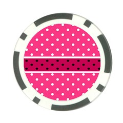 Polka Dots Two Times 2 Black Poker Chip Card Guard by impacteesstreetwearten