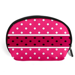 Polka Dots Two Times 2 Black Accessory Pouch (large) by impacteesstreetwearten