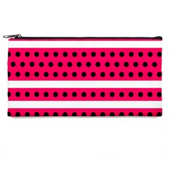 Polka Dots Two Times 3 Black Pencil Cases by impacteesstreetwearten