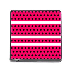 Polka Dots Two Times 3 Black Memory Card Reader (square 5 Slot) by impacteesstreetwearten