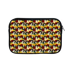 Vintage Hippie Girl Pattern Yellow Apple Ipad Mini Zipper Cases by snowwhitegirl