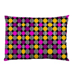 Polka Dots Two Times 4 Black Pillow Case by impacteesstreetwearten