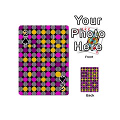 Polka Dots Two Times 4 Black Playing Cards 54 Designs (mini) by impacteesstreetwearten