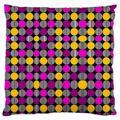 Polka Dots Two Times 4 Black Standard Flano Cushion Case (two Sides) by impacteesstreetwearten