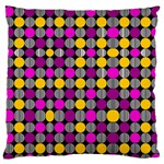 Polka Dots Two Times 4 Black Standard Flano Cushion Case (Two Sides) Front