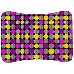 Polka Dots Two Times 4 Black Velour Seat Head Rest Cushion by impacteesstreetwearten