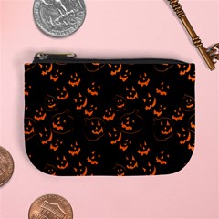 Jack O Lanterns Mini Coin Purse by bloomingvinedesign