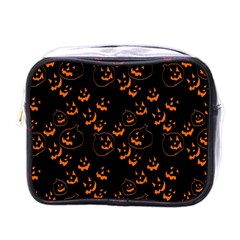 Jack O Lanterns Mini Toiletries Bag (one Side) by bloomingvinedesign