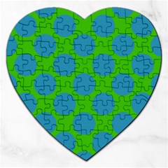 Polka Dots Two Times 6 Jigsaw Puzzle (heart) by impacteesstreetwearten