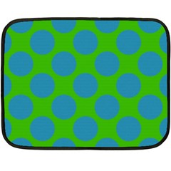 Polka Dots Two Times 6 Fleece Blanket (Mini)