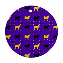 Elegant Pugs Ornament (round) by ElegantGP